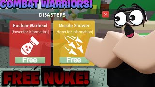 HOW TO GET FREE NUKE WITHOUT ROBUX!! | Combat Warriors screenshot 5