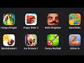 Hungry Dragon, Angry Birds 2, Hello Neighbor, Sand Balls, Ice Scream, Frenzy Red Ball, slither.io