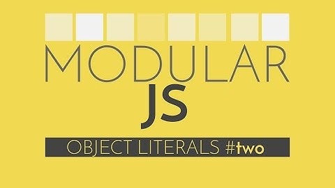 [Learn Code]Modular Javascript #2 - Converting jQuery to an Object Literal Module