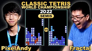 2022 CTWC - SEMIS - PixelAndy vs. Fractal - Tetris World Championship!