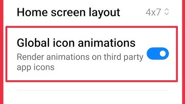 Global icon animations || Render animations on third party app icons settings in Android