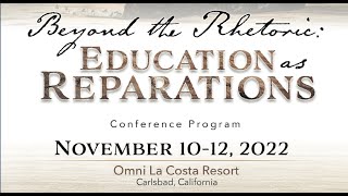 Beyond the Rhetoric : Education as Reparations - Recap!