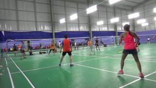 20160704 W A O  CLUB 06 Hai + Duyen vs Loc + Nam