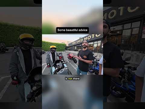 Some beautiful advice from him #motorcycle #bikelife #storytime #advice #shorts
