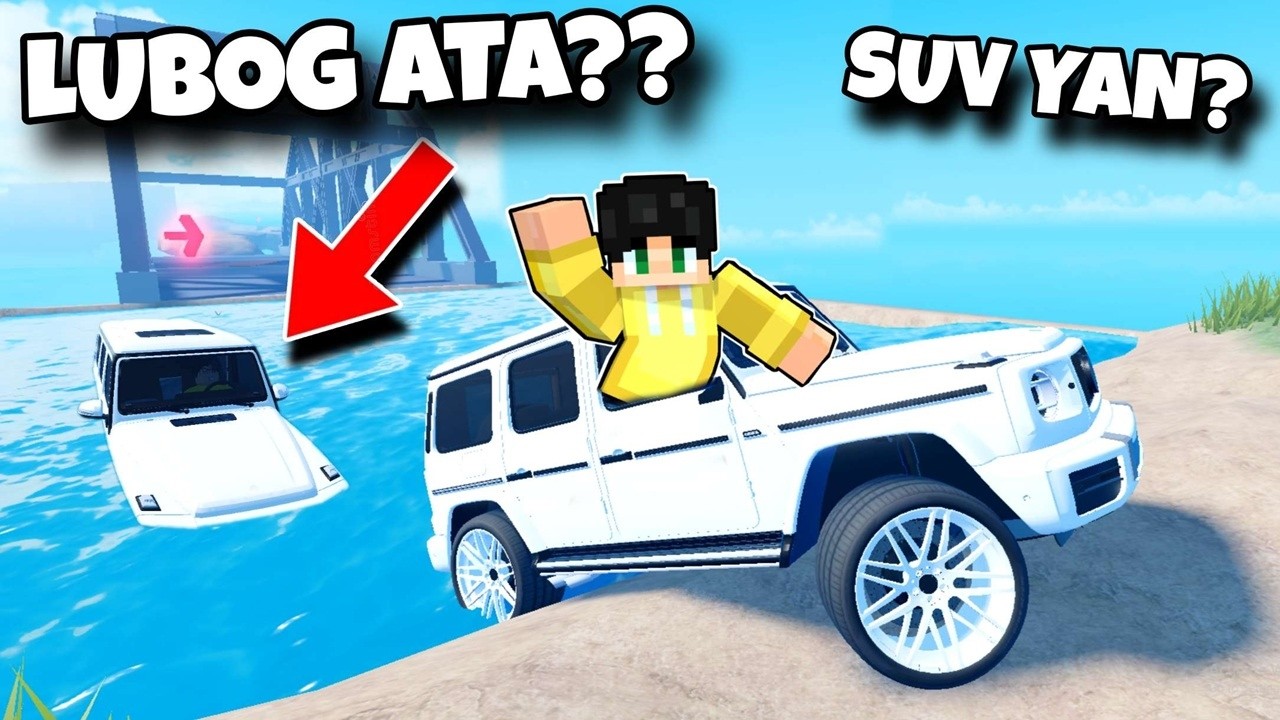 NILUSONG KO ang SUV JEEPNEY TRUCK sa MALALIM na TUBIG at INAKYAT sa MASIKIP na BUNDOK sa ROBLOX