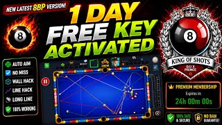 KOS Cheat 1 Day Free 8 Ball Pool Hack Gameplay VIP Unlocked All Tables Autoplay Easy
