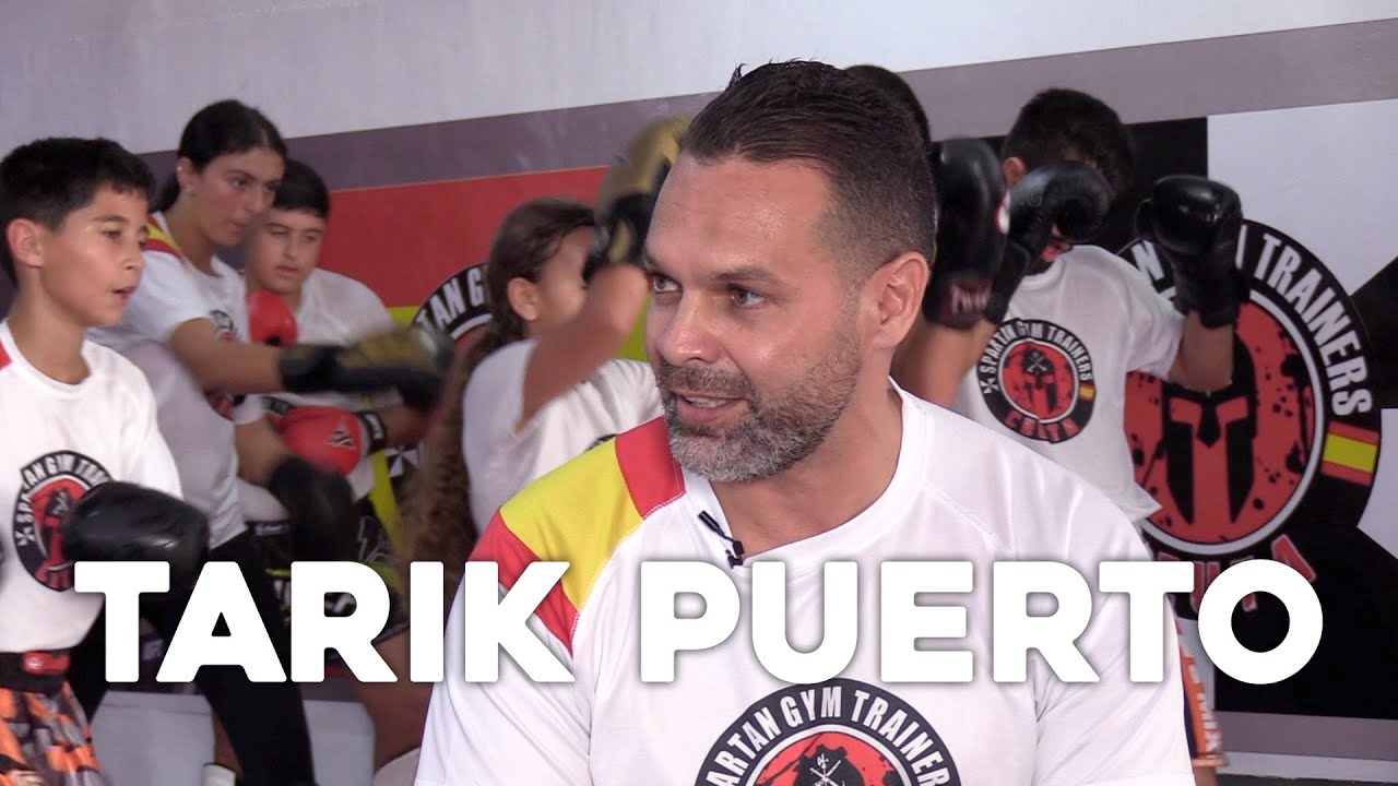 Tarik Puerto y su disciplina de kickboxing en el Spartan Gym