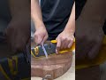 Lets sharpen a ruler with pro edge knife  knifesharpening knifesharpener