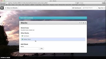Stacks and Page Defaults - Getting started with concrete5.5