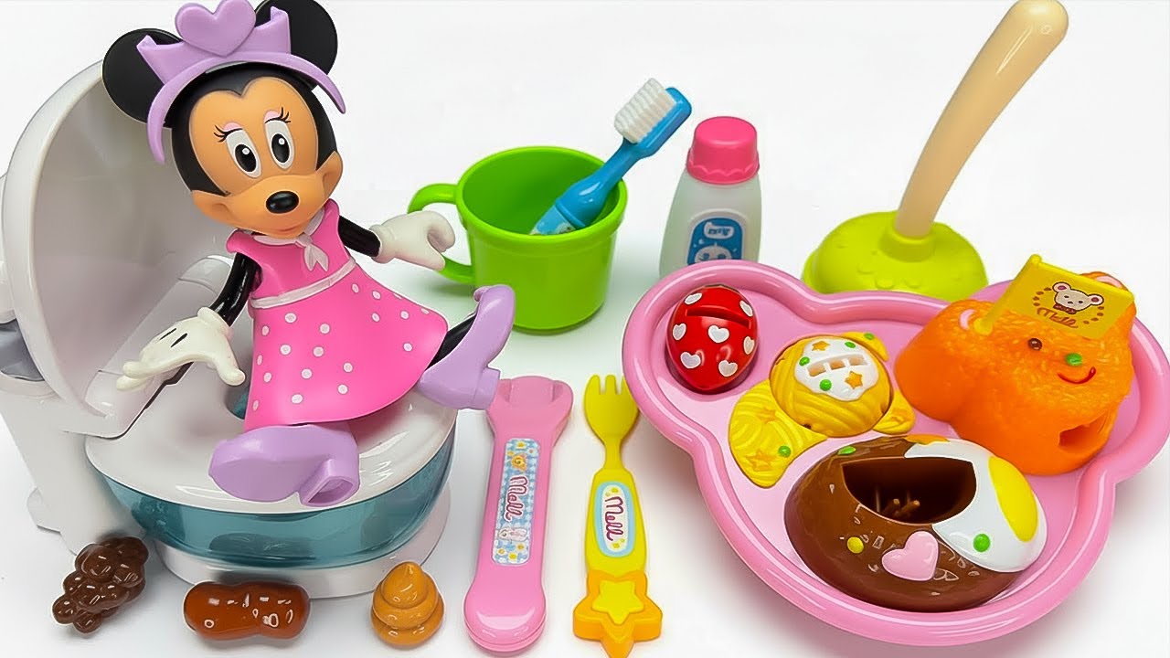 💩Mickey Mouse Potty training Toy & Eating ASMR🚽 Satisfying Unboxing Cooking Toys Playset ASMR Review