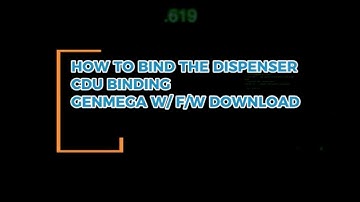 How to Bind a Genmega Dispenser (CDU Binding with Firmware Download Guide)