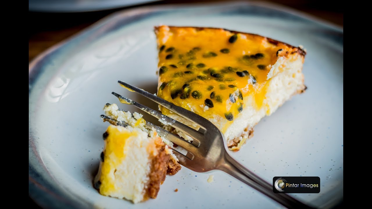 How to make Cheesecake with Passionfruit topping YouTube