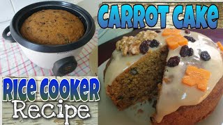 No Bake CARROT CAKE | Rice cooker recipe