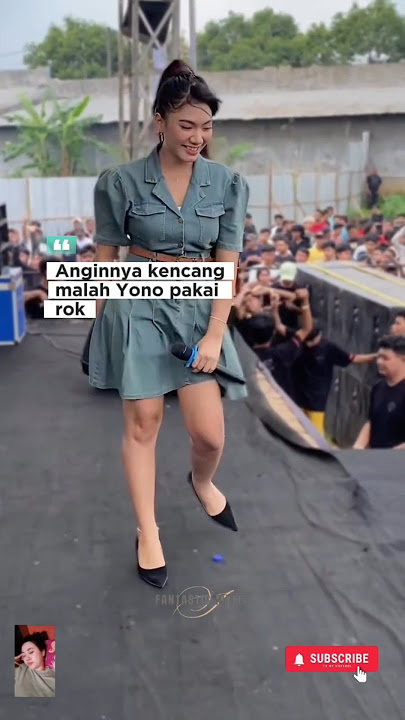 Anginnya kenceng banget,Yono malah pakai rok #dangdut #lusyanajelita #hiburan