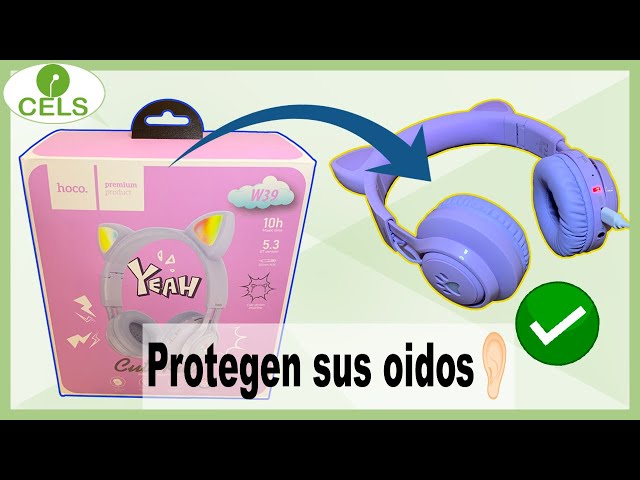 Детские беспроводные Bluetooth наушники с подсветкой TMG W39 Pink