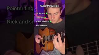 Guitar percussion 101! #guitar #acoustic #music #fingerstyle #songwriter