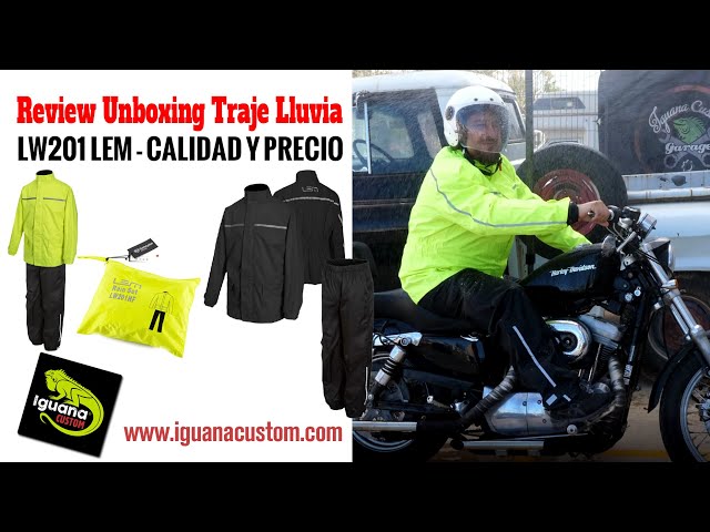 Traje de lluvia para moto LW201 calidad precio - Quien dice que la moto no  es para cuando llueve? 🤔 