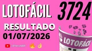 🍀 LOTOFÁCIL RESULTS 3724