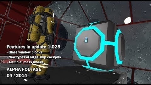 Space Engineers Update - GLASS, NEW COCKPITS, ARTIFICIAL MASS!