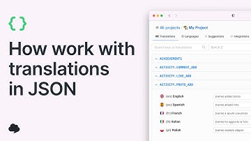 How to work with JSON translations?