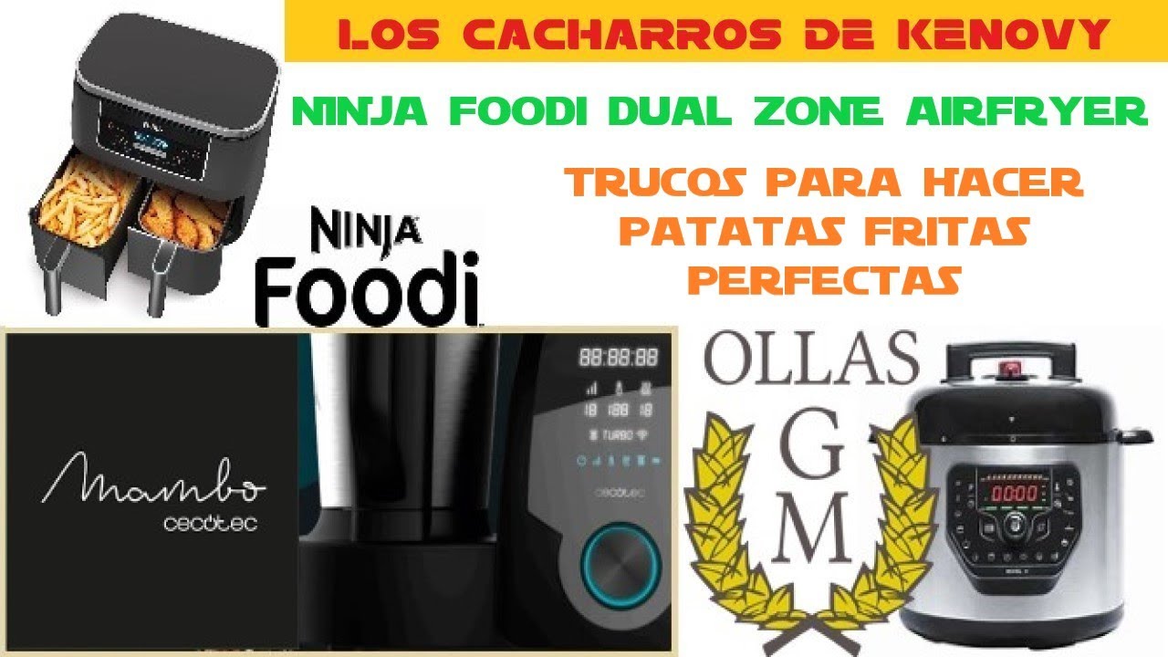 Truco patatas fritas naturales Ninja Foodi Dual Zone Airfryer YouTube