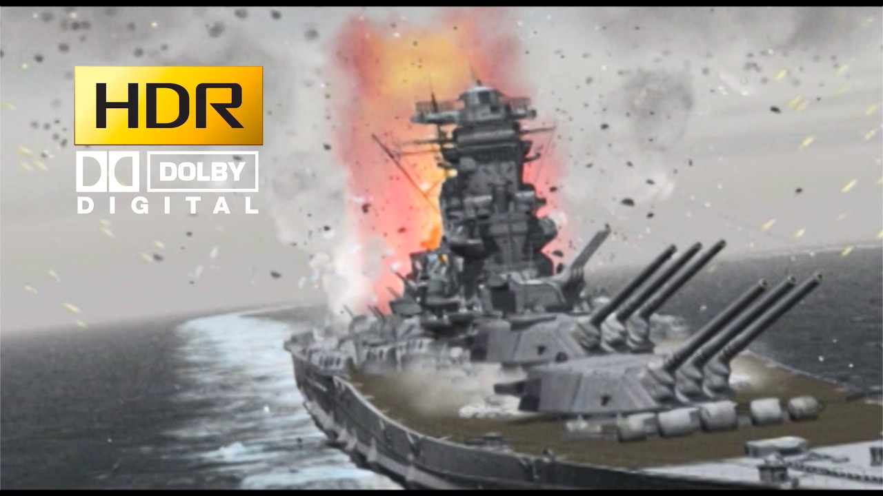 End of Yamato 3DCG (2009) - Operation Ten-Go (1/2) - HDR - YouTube