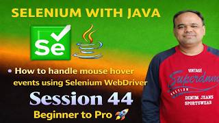 Selenium WebDriver Session 44 - How to handle mouse hover events using Selenium WebDriver Profile