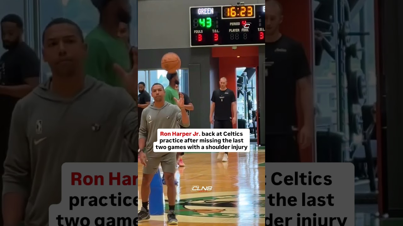 Ron Harper Jr. back at practice 💪