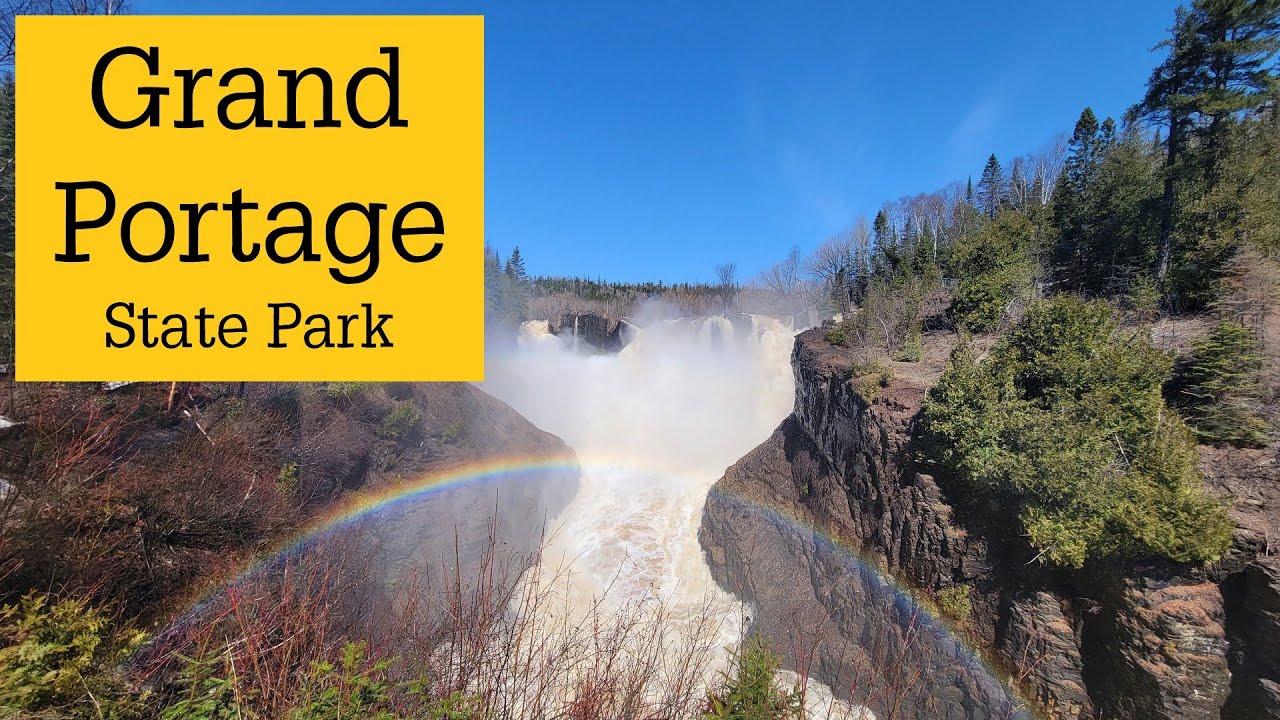 High Falls on Pigeon River in Grand Portage State Park