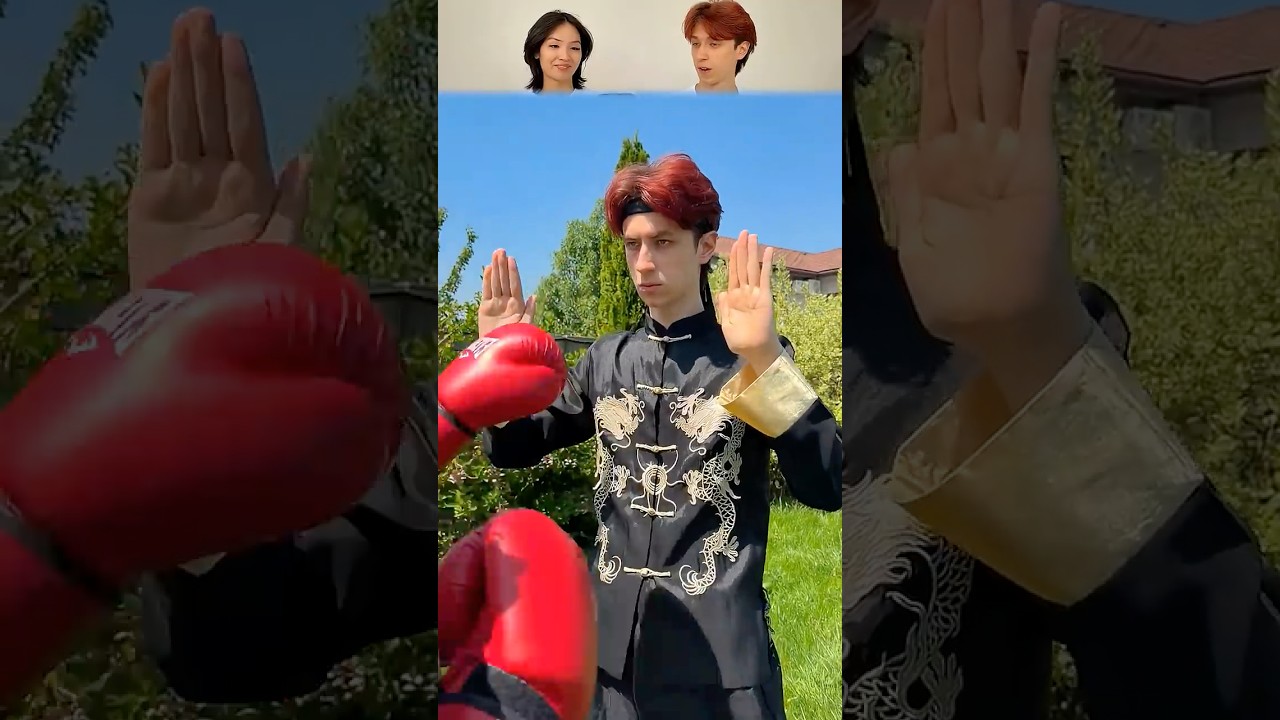 Sensei Teaches Kung Fu skills 👊😠🥋