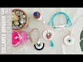 DIY COMO HACER COLLARES DIFUSOR DE AROMATERAPIA | COLLAR VERANO 2019 | How to make diffuser necklace