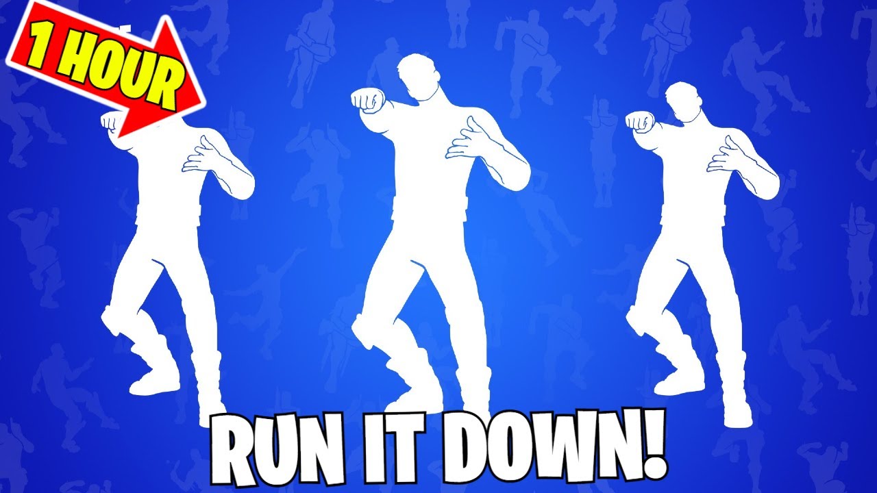 Fortnite Run it Down Emote 1 Hour Dance! (ICON SERIES) YouTube