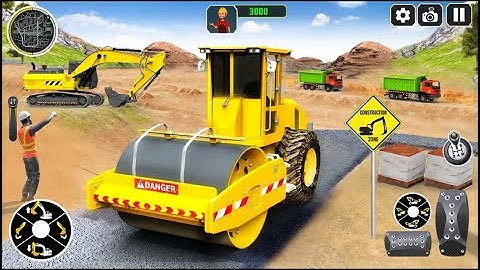 City Bridge Builder Simulator Part 1 | JCB & Crane Gameplay 🏗️