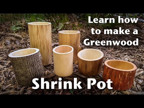 Learn How to Make a Greenwood Shrink Pot - YouTube