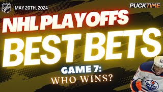 2024 NHL Playoffs Picks &amp; Predictions | Edmonton Oilers vs Vancouver Canucks Game 7 | PuckTime 5/20