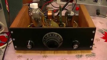 The Return Of The Regenerative Receiver Using Type 32 & 30 Tubes