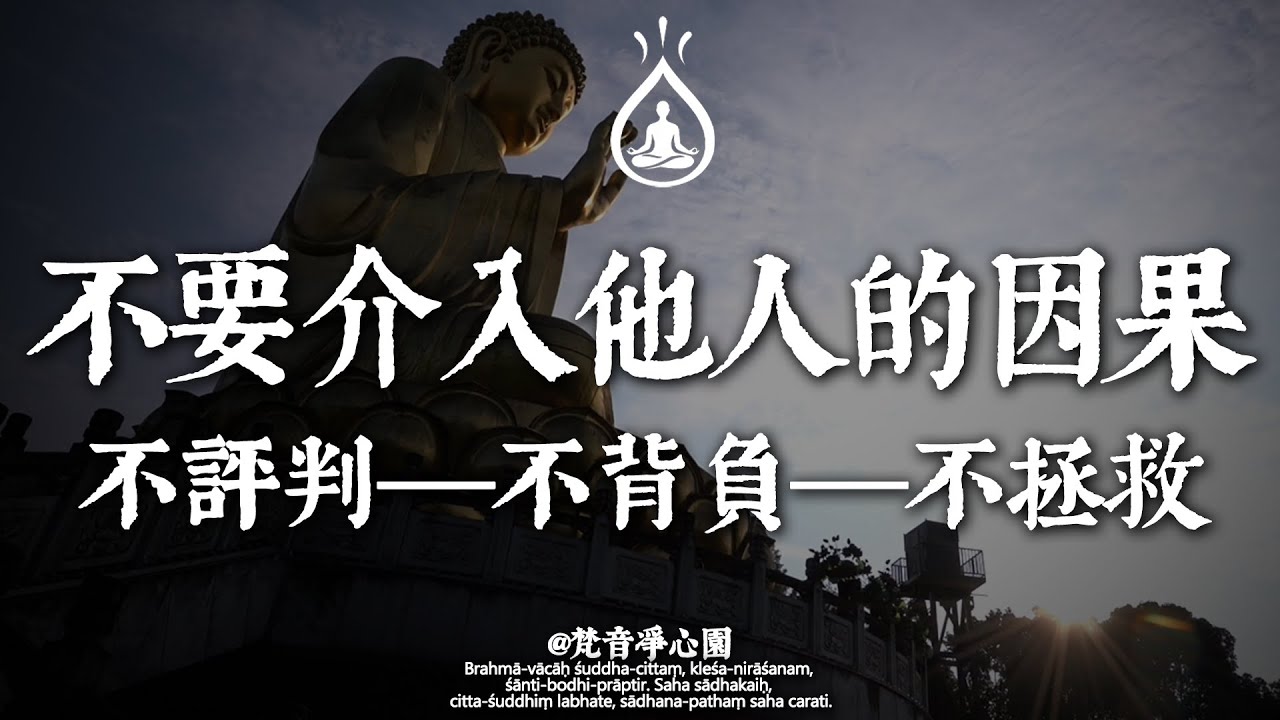 放下救世主的情結，從無謂的糾纏中收回能量。當你停止攪動他人的業力之流，才能真正守護自己的清淨之心，並在一種更高級的信任中，見證自己與他人生命的共同成長。#修行 #國學 #人生感悟 #治癒 #開悟