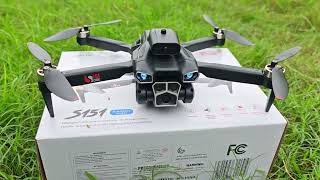 S151 Drone 4K Profesional Obstacle Avoidance Drone Brushless Motor Drone || S151 Drone Camera Test 🔥