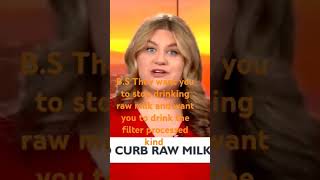 NOW THEY ARE ATTACKING RAW MILK DRINKERS 🤨🤨
