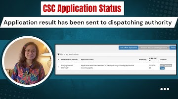 CSC Scholarship 2025 Status Update।Application result has been sent to the dispatching authority