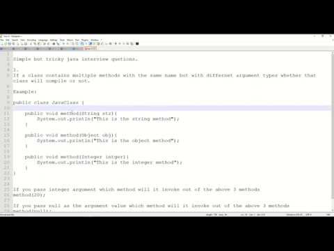 Tricky Java Interview question