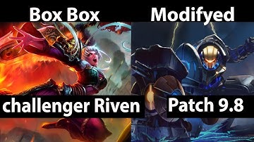 [ Box Box ] Riven vs Jayce [ Modifyed ] Top  - Box Box Riven Stream Patch 9.8