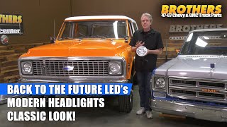 194787 Chevy & GMC Truck 'Classic Look' LED Headlights / Modern Light  Original Style!