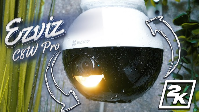  EZVIZ Outdoor Auto-Tracking Camera, 2K, 12 Pre-Set dots  Tracking,360° Visual Coverage, Waterproof, Color Night Vision, AI-Powered  Person and Vehicle Detection,Two-Way Talk