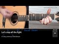 Happy Xmas - John Lennon Guitar Chords and Lesson