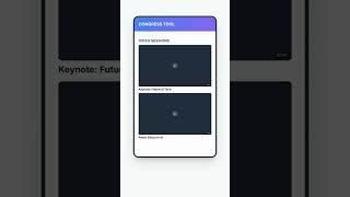 NEW: Congress Tool — Turn Tickets Into Event Portals