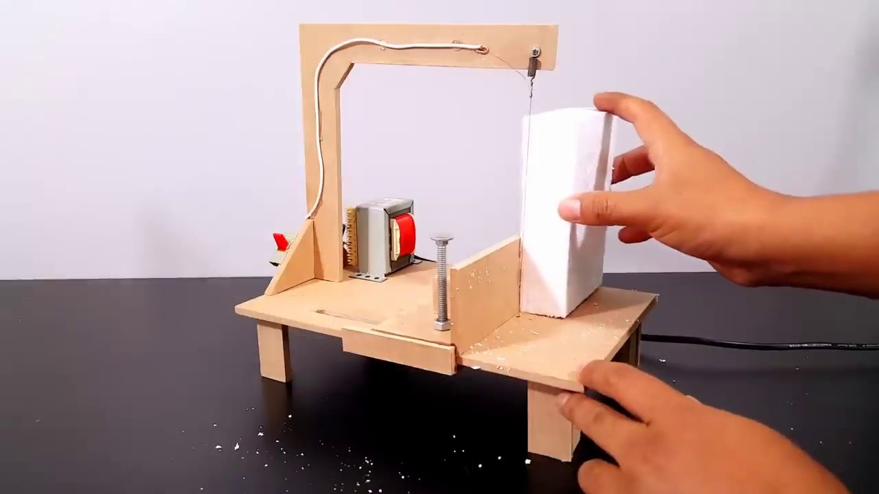 Como hacer un CORTADOR para TECNOPOR POREXPAN POLIESTILENO - YouTube