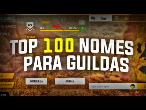 63 nomes para Guildas com TAG no Free Fire