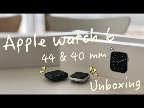 (UNBOXING)애플워치6 스페이스 그레이 44mm & 실버 40mm 언박싱 / Apple Watch 6 Space grey 44mm & silver 40mm unboxing