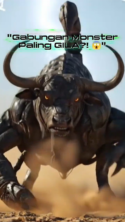 'Banteng   Kalajengking = Mimpi Buruk Gurun 😱'